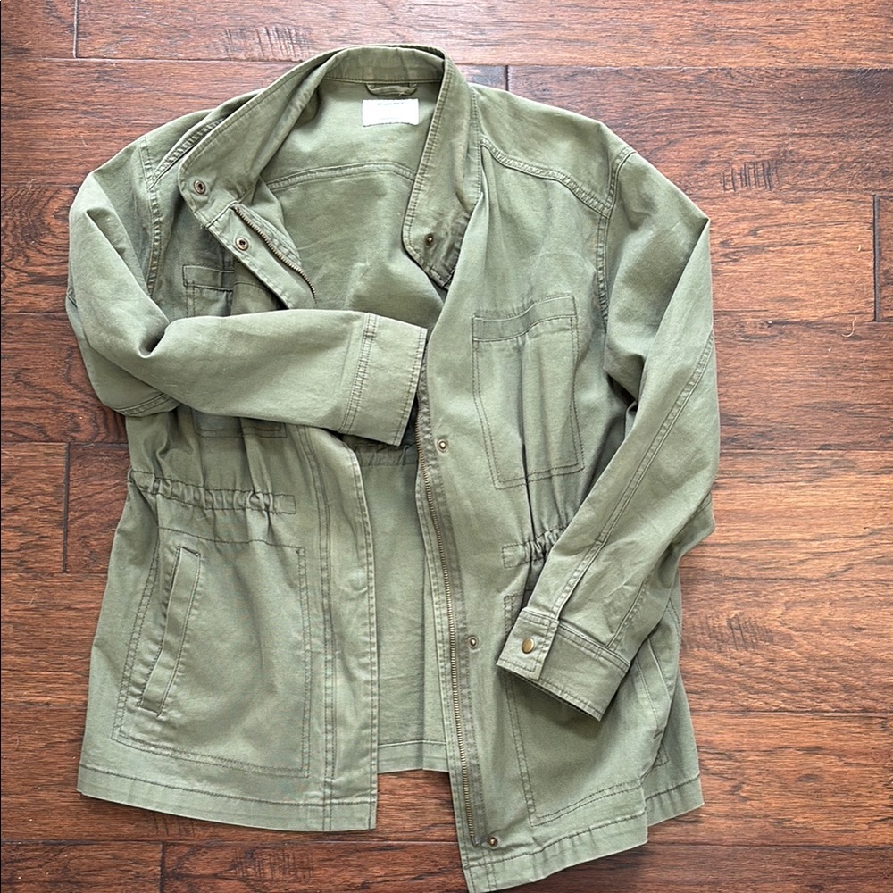 Olive Green Utility Jacket